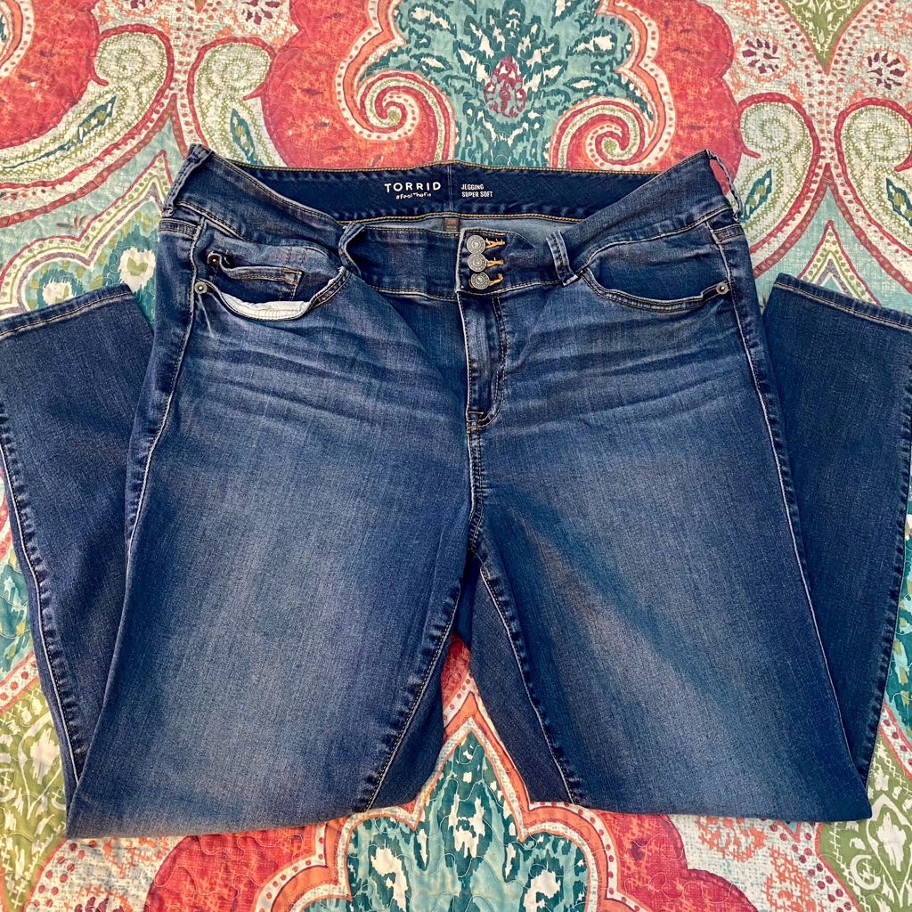 Torrid Dark Blue Jeggings